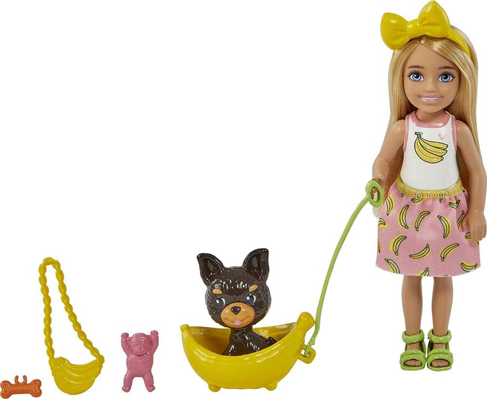 Barbie Chelsea med Kæledyr Hundehvalp