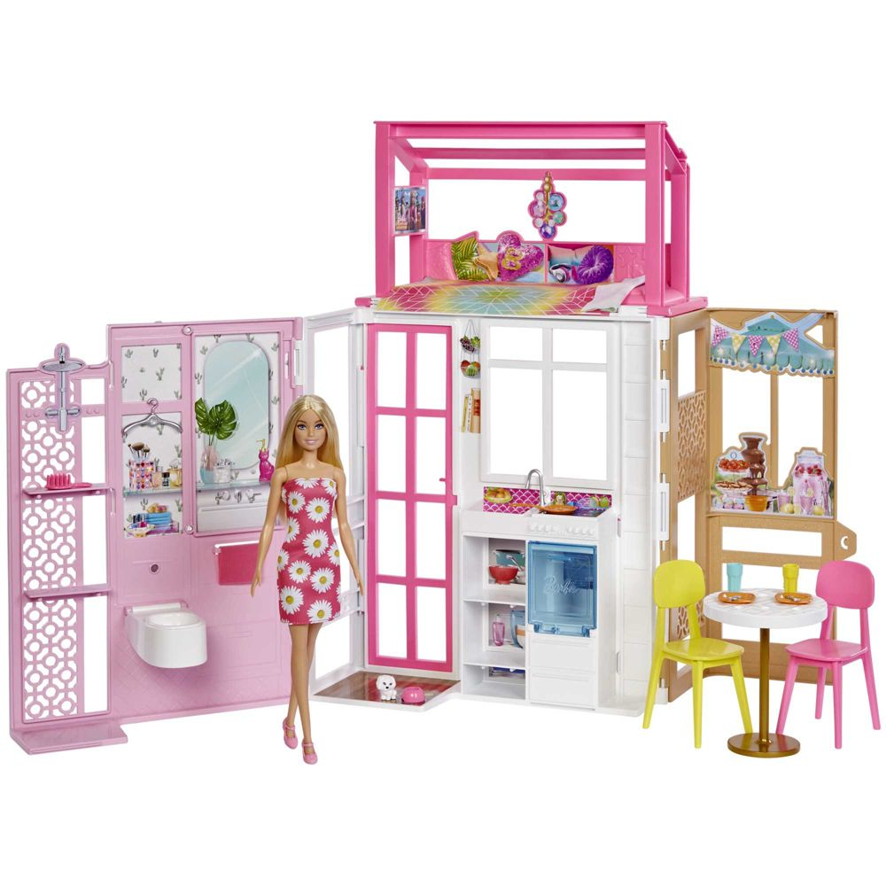 Barbie Dukkehus og Dukke