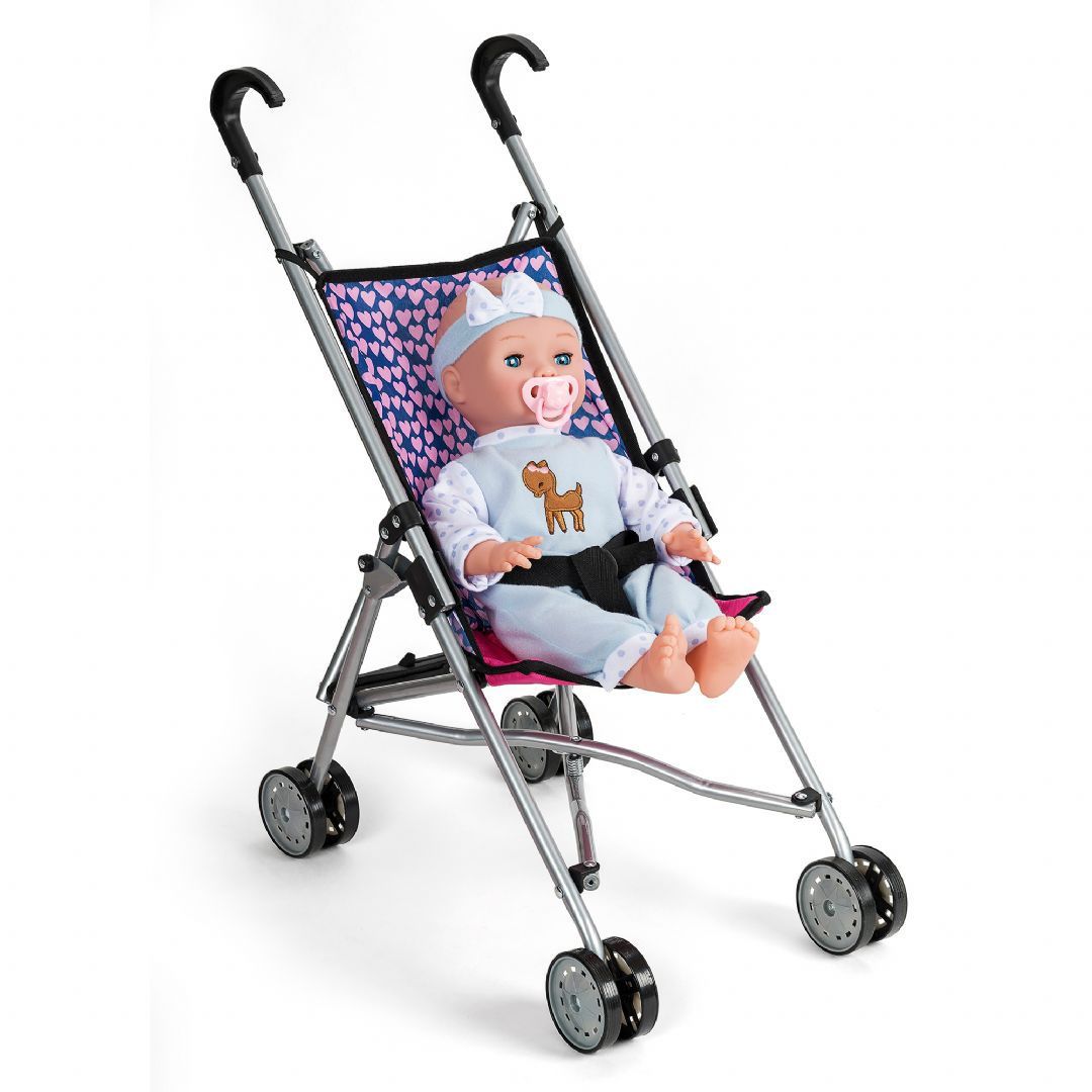 My Baby Klapvogn Blå 55cm