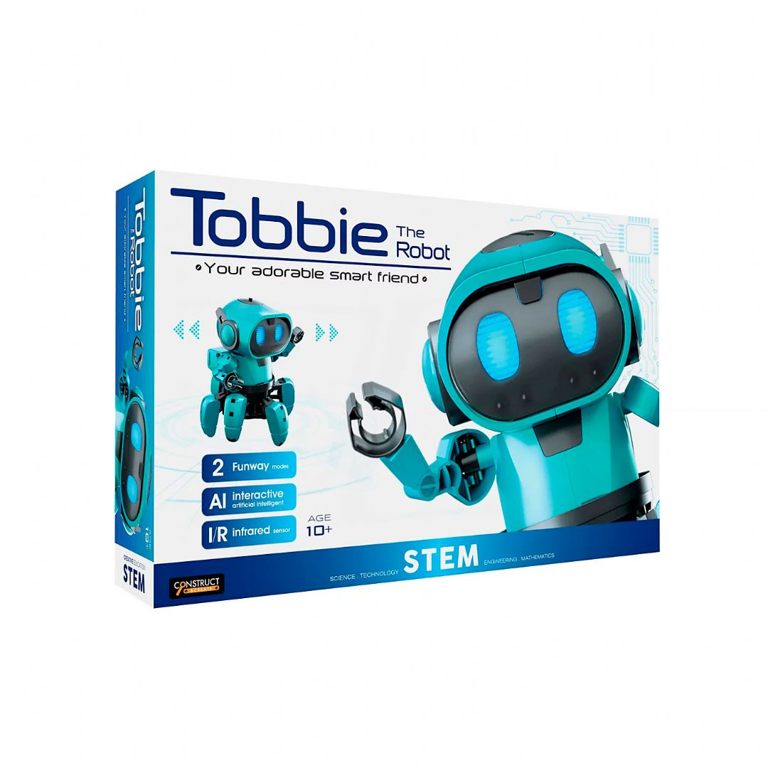 Interaktiv robot Tobbie, blå