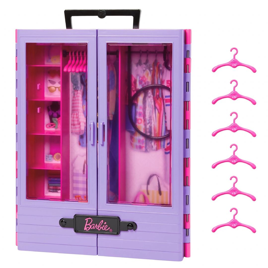 Barbie Klædeskab med tilbehør