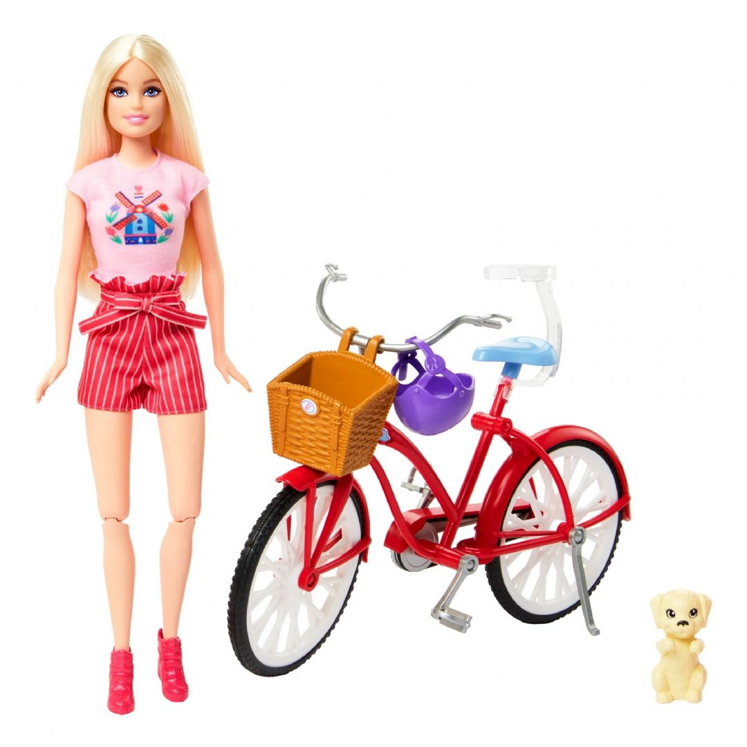 Barbie Passport Cykel med Dukke