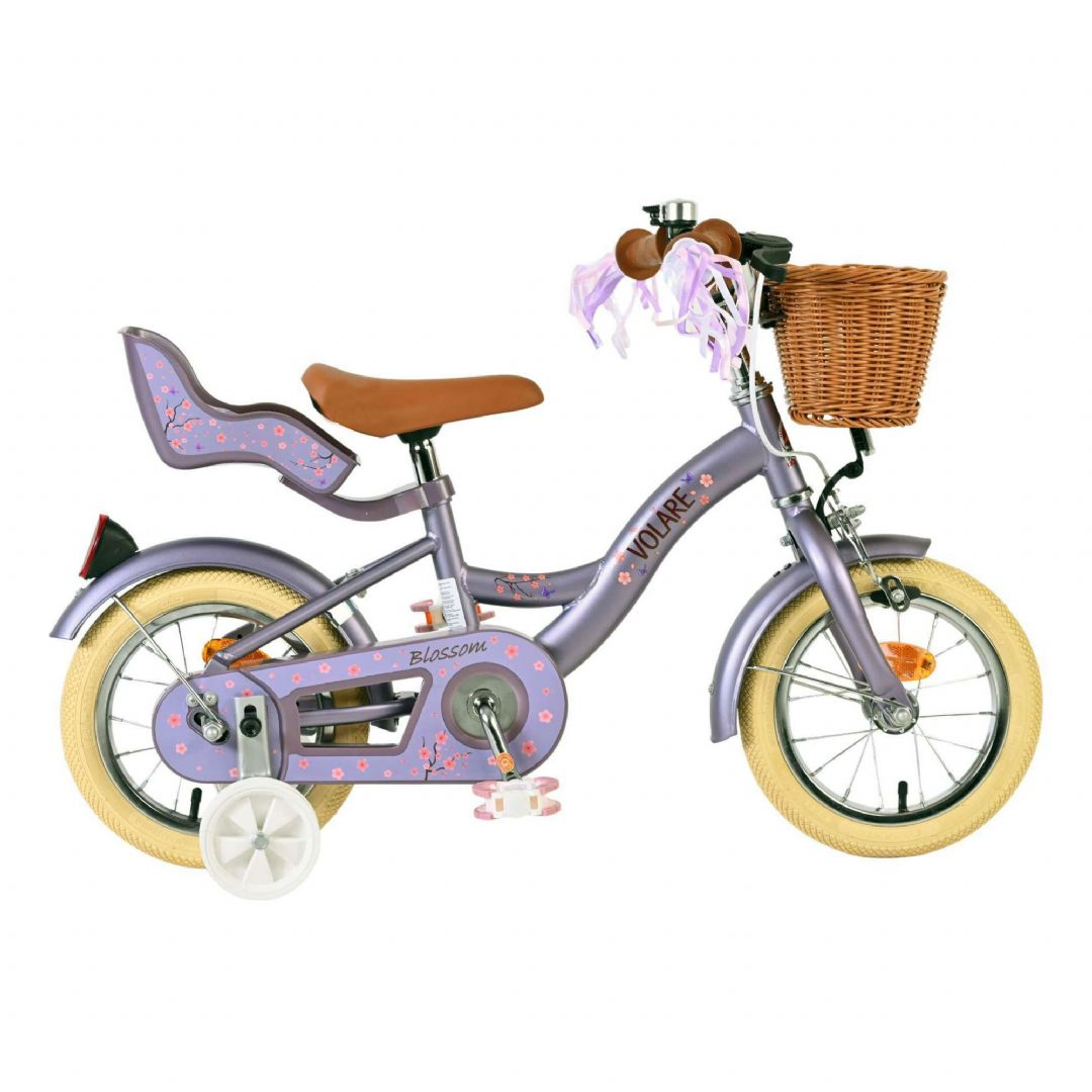 Blossom cykel 12 tommer lila