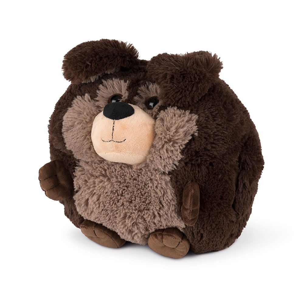 Krammebamse, mørk hund