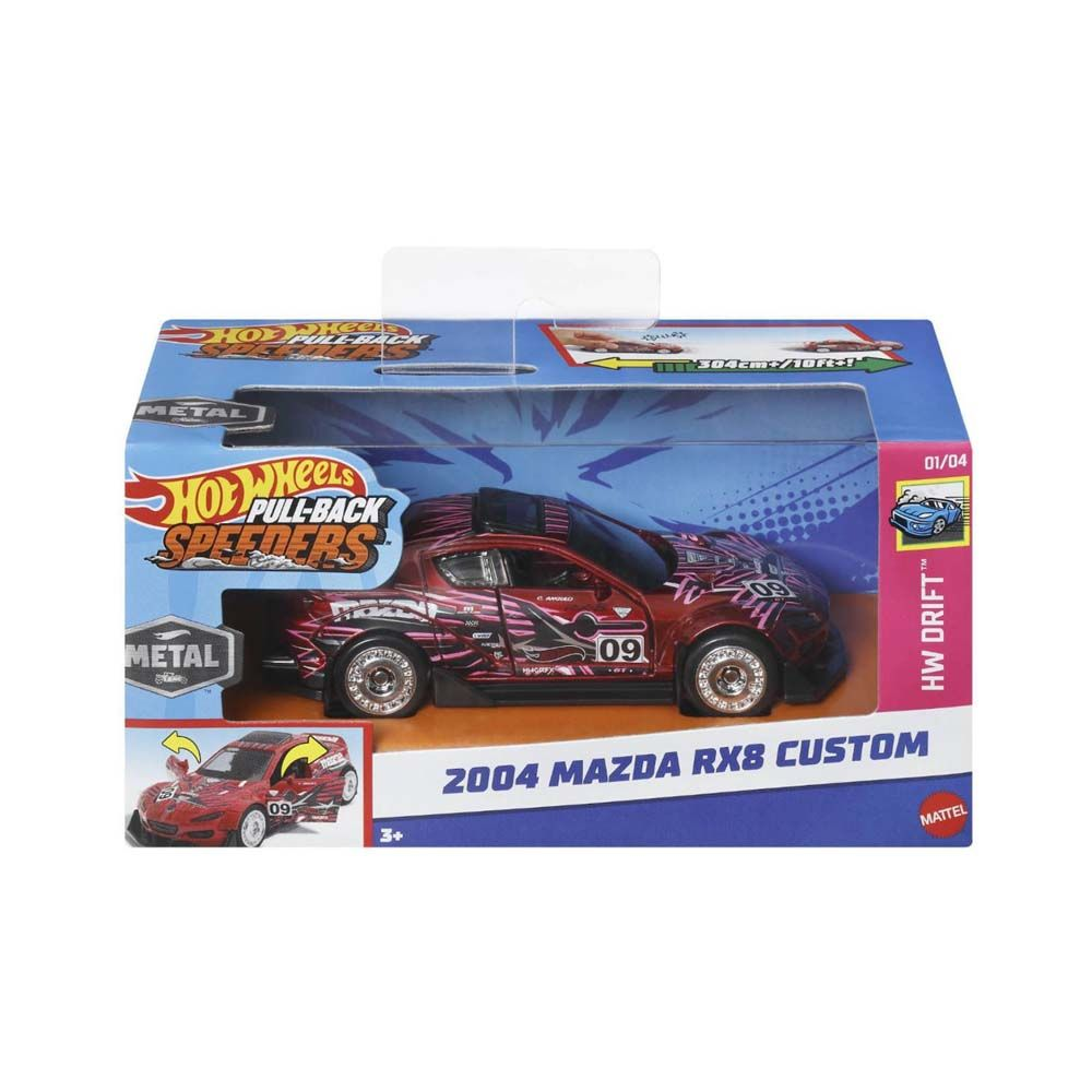 Hot Wheels Pull-Back Mazda RX8