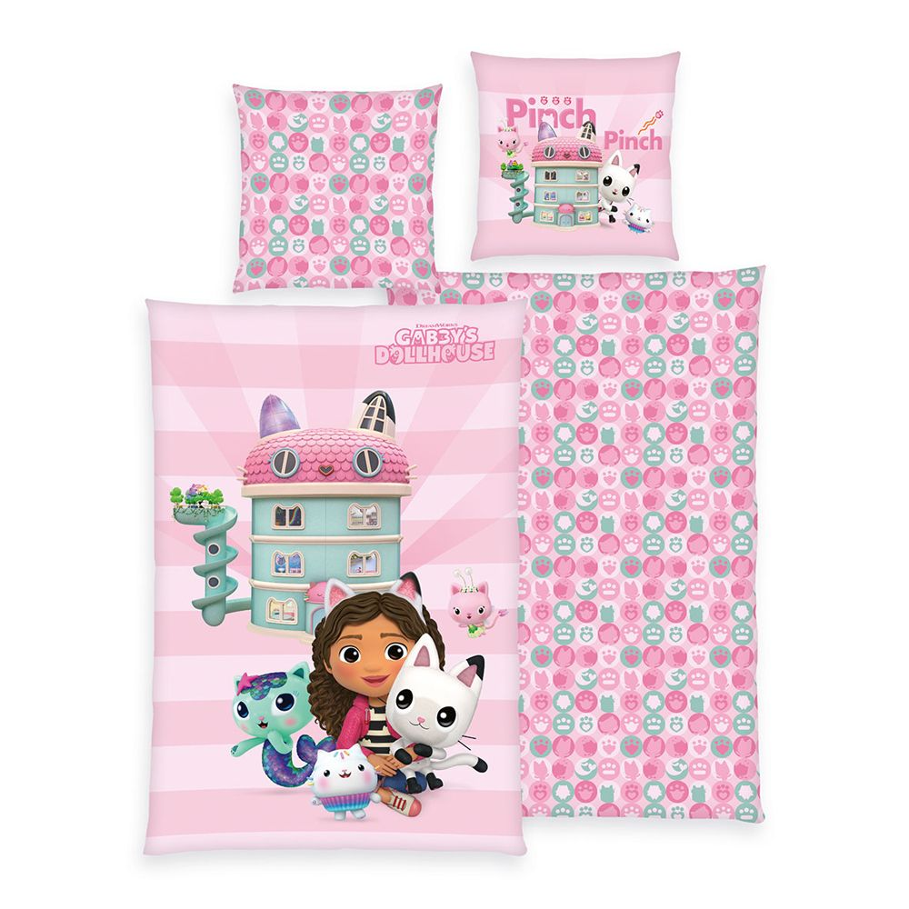 Gabbys Dollhouse Sengetøj 140×200 cm